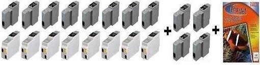 20x Canon Compatible Ink Multipack Cartridges BCI24 SELECT YOUR OWN COLOURS - Free UK Delivery